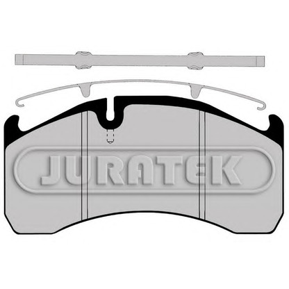 Zdjęcie Zestaw klocków hamulcowych, hamulce tarczowe JURATEK JCP1387