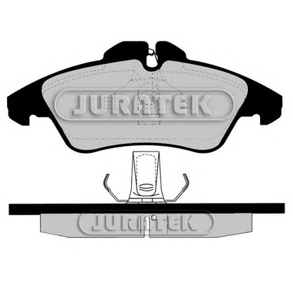 Photo Brake Pad Set, disc brake JURATEK JCP1038