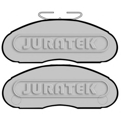 Zdjęcie Zestaw klocków hamulcowych, hamulce tarczowe JURATEK JCP627
