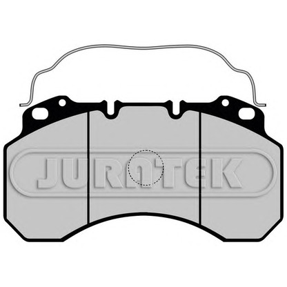 Фото Комплект тормозных колодок, дисковый тормоз JURATEK JCP1136