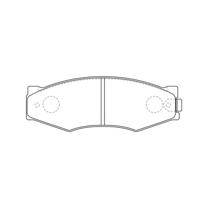 Photo Brake Pad Set, disc brake FIT FP0266