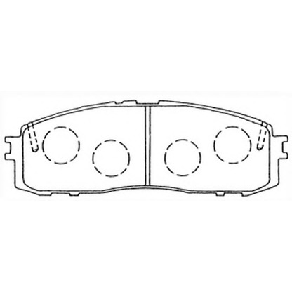 Photo Brake Pad Set, disc brake FIT FP0304