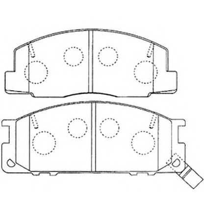 Photo Brake Pad Set, disc brake FIT FP0355