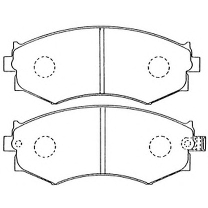 Photo Brake Pad Set, disc brake FIT FP0462