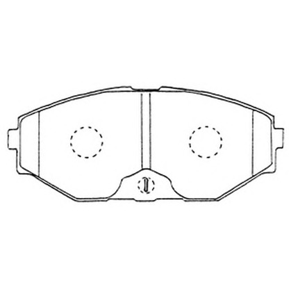 Photo Brake Pad Set, disc brake FIT FP0587