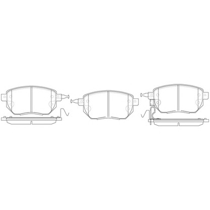 Photo Brake Pad Set, disc brake FIT FP0969