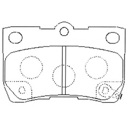 Photo Brake Pad Set, disc brake FIT FP1113