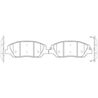 Photo Brake Pad Set, disc brake FIT FP1202