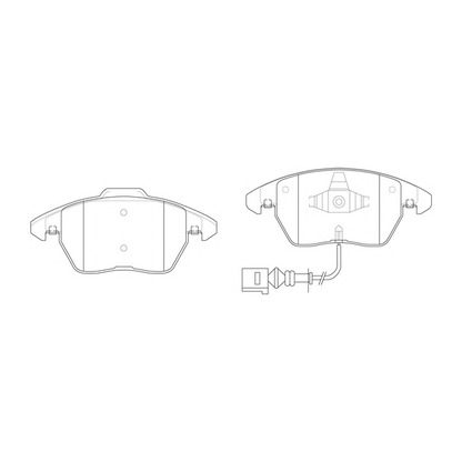 Photo Brake Pad Set, disc brake FIT FP1375E