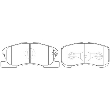 Photo Brake Pad Set, disc brake FIT FP6168