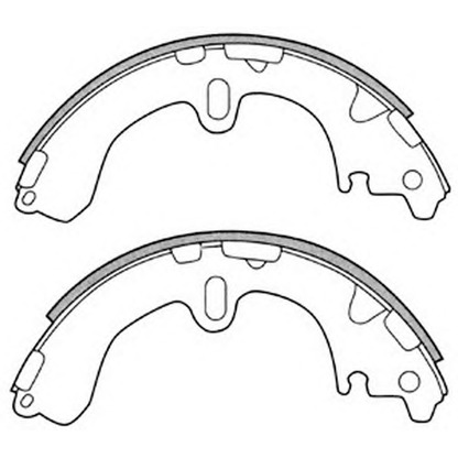 Photo Brake Shoe Set FIT FT1185