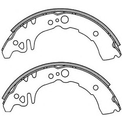 Photo Brake Shoe Set FIT FT1201