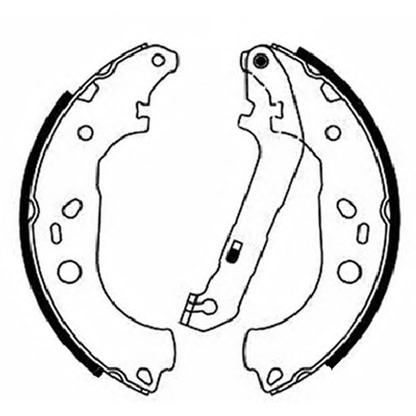 Photo Brake Shoe Set FIT FT1278