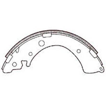 Photo Brake Shoe Set FIT FT8281