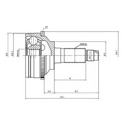 Foto Kit giunti, Semiasse AYWIPARTS AW1510764A