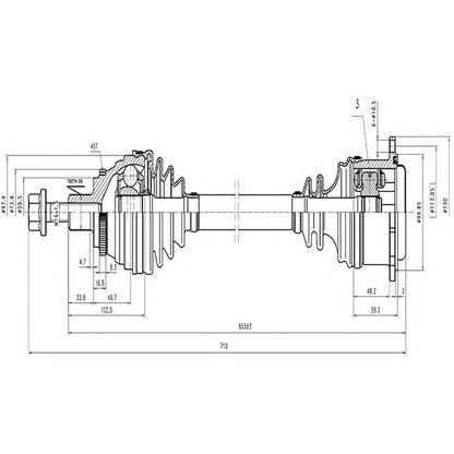 Foto Albero motore/Semiasse AYWIPARTS AW1531173A