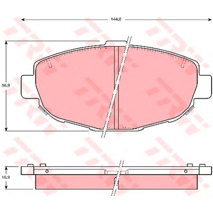 Photo Brake Pad Set, disc brake Dr!ve+ DP1010100186