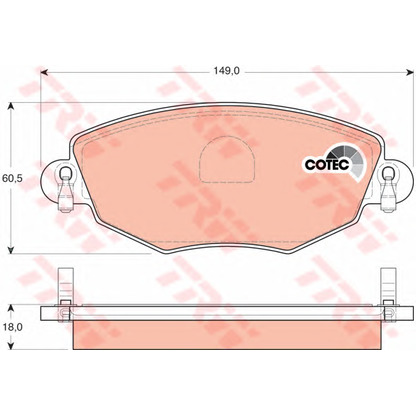 Photo Brake Pad Set, disc brake Dr!ve+ DP1010100772