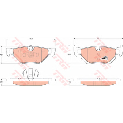 Photo Brake Pad Set, disc brake Dr!ve+ DP1010100892