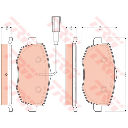 Photo Brake Pad Set, disc brake Dr!ve+ DP1010100919