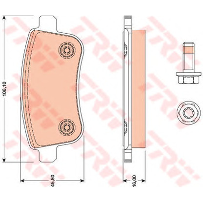 Photo Brake Pad Set, disc brake Dr!ve+ DP1010100390