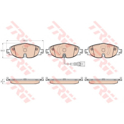 Photo Brake Pad Set, disc brake Dr!ve+ DP1010100934