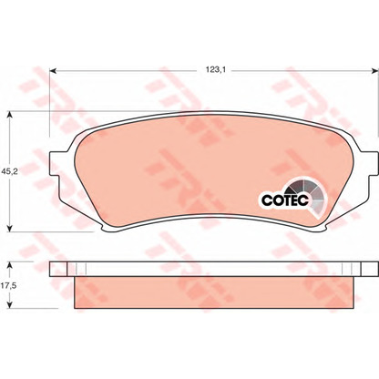 Photo Brake Pad Set, disc brake Dr!ve+ DP1010100224