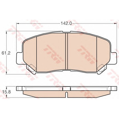 Photo Brake Pad Set, disc brake Dr!ve+ DP1010101022