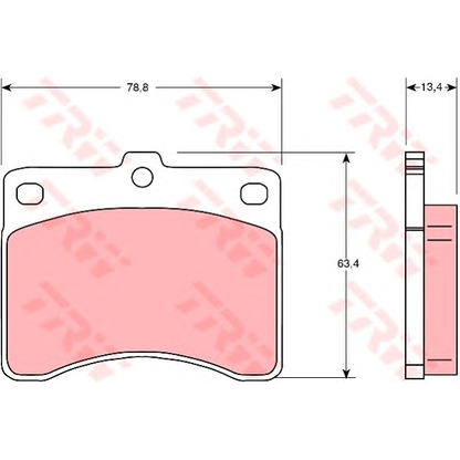 Photo Brake Pad Set, disc brake Dr!ve+ DP1010100129