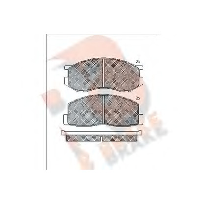Zdjęcie Zestaw klocków hamulcowych, hamulce tarczowe R BRAKE RB0523