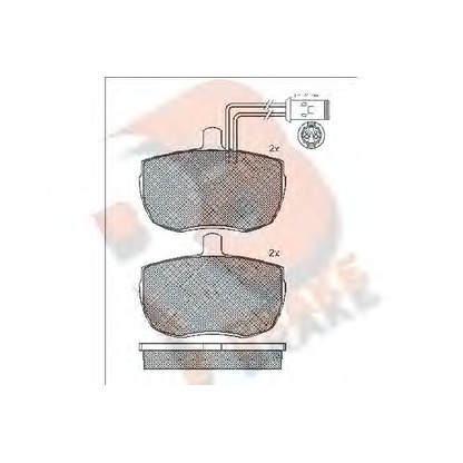 Foto Bremsbelagsatz, Scheibenbremse R BRAKE RB0935