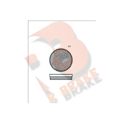 Photo Brake Pad Set, disc parking brake R BRAKE RB0125