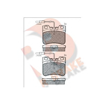 Foto Bremsbelagsatz, Scheibenbremse R BRAKE RB0788