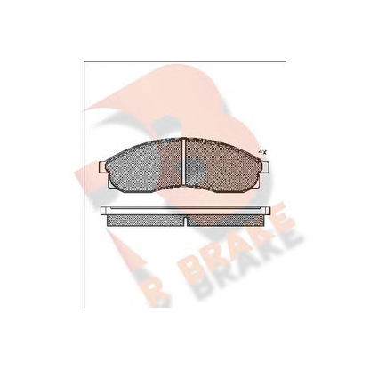 Photo Brake Pad Set, disc brake R BRAKE RB1147