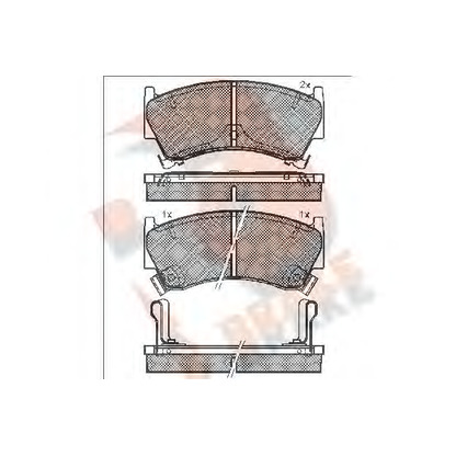 Foto Juego de pastillas de freno R BRAKE RB1153