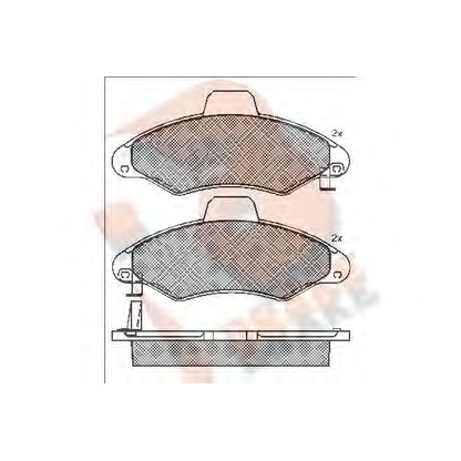 Foto Kit pastiglie freno, Freno a disco R BRAKE RB1229