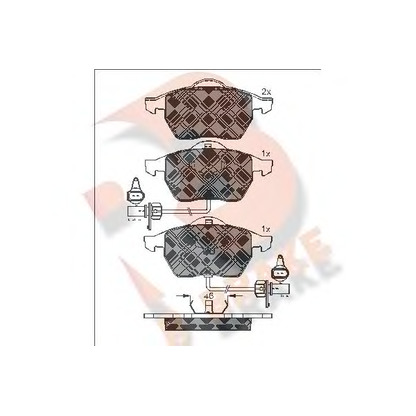 Foto Juego de pastillas de freno R BRAKE RB1362