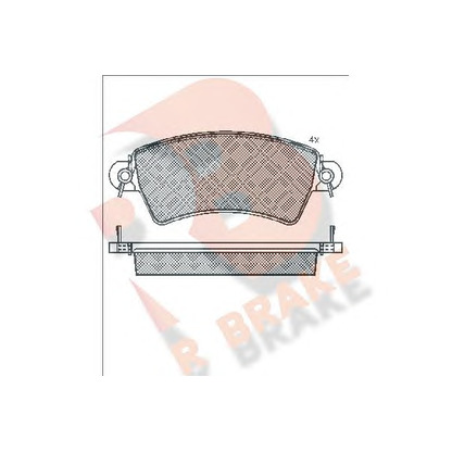Photo Brake Pad Set, disc brake R BRAKE RB1365