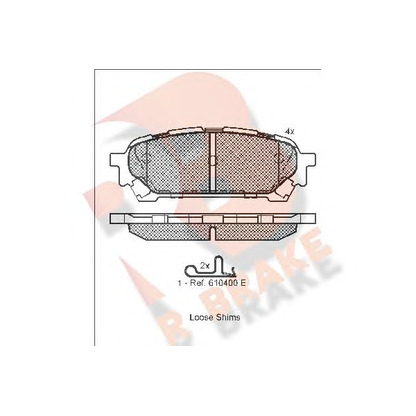 Foto Juego de pastillas de freno R BRAKE RB1737