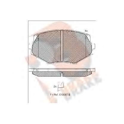 Foto Juego de pastillas de freno R BRAKE RB1818