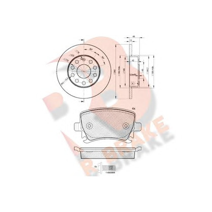 Foto Kit freno, Freno a disco R BRAKE 3R16005310