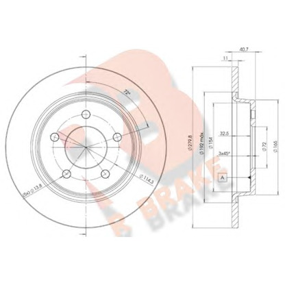 Foto Disco de freno R BRAKE 78RBD23276