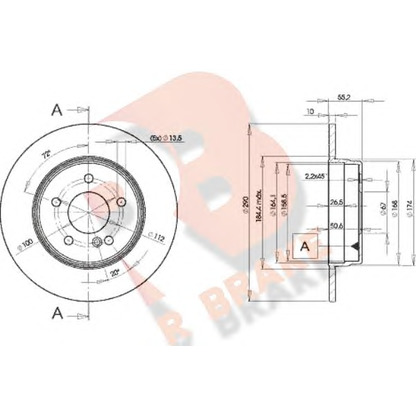 Foto Disco de freno R BRAKE 78RBD23412