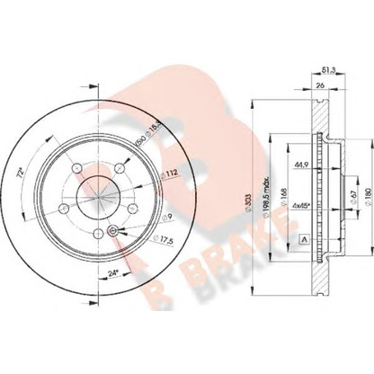 Foto Bremsscheibe R BRAKE 78RBD24210