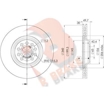 Фото Тормозной диск R BRAKE 78RBD26085