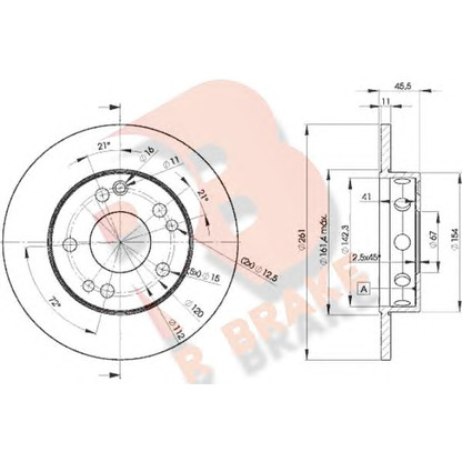 Zdjęcie Tarcza hamulcowa R BRAKE 78RBD26460