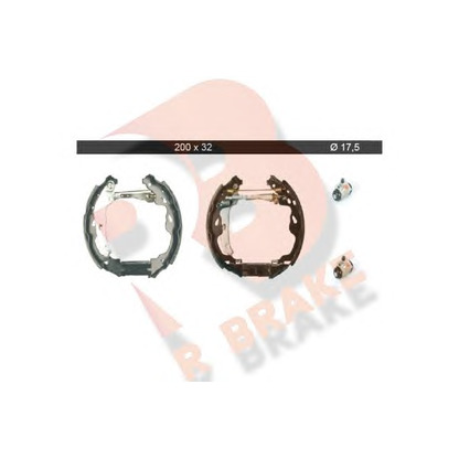 Photo Brake Shoe Set R BRAKE 79RBKT0008