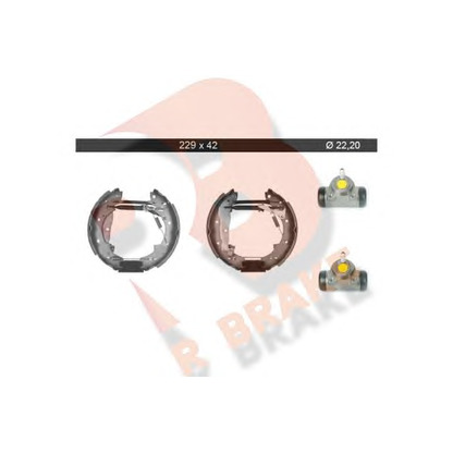 Photo Brake Shoe Set R BRAKE 79RBKT0075