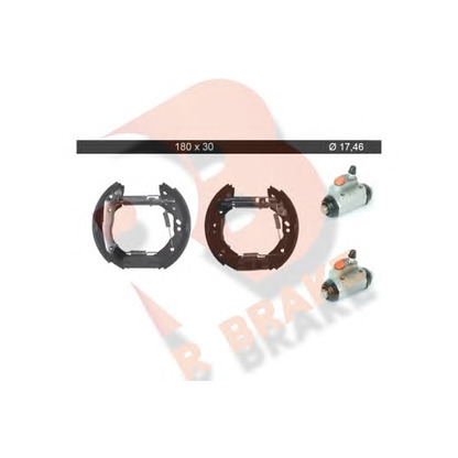 Foto Bremsbackensatz R BRAKE 79RBKT0097