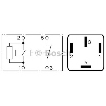 Фото Реле, рабочий ток BOSCH 0986332001